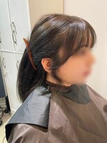 シプ 丸亀(sip)&nbsp;ラベンダーグレージュ×小顔魅せレイヤーボブ×ダークグレージュ