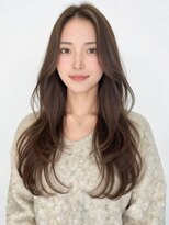 スターズレイ 本川越(STARS ray)&nbsp;ベージュカラー 髪質改善 ロングレイヤー 顔周りレイヤー 20代