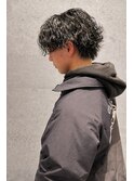 波巻きパーマスタイル