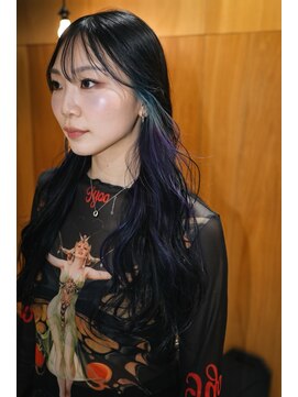 パークホワイト 代官山(PARK White) ロングレイヤー小顔カットケアブリーチインナーカラー