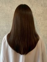 ポリマン 西新井(poliment)&nbsp;湿気や汗でうねらない髪質改善ストレート 夏先取りカラー