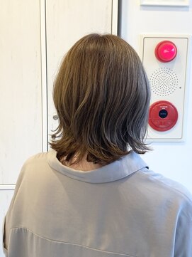 ヴィアスヘアー(vias hair) 【白髪活かし】肌見え◎赤みを抑えたやわらかなオリーブベージュ