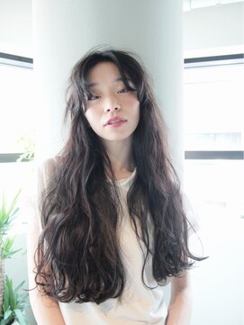 ナヌーク シブヤ(nanuk shibuya) 【nanuk】 リラクシーラフウェーブ　×　透け感ダークグレー