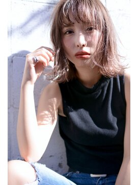 ネルバイグリーン(Nelle by green) ゆる外ハネ×ice beige　１