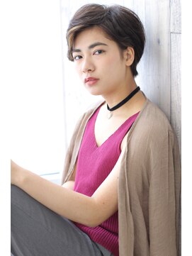 アルベロ(albero) 【albero】くせ毛ベリーショート×ポイントカラー