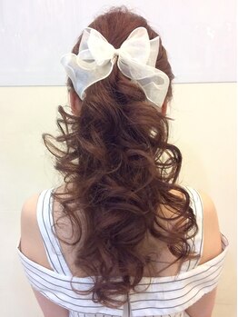 ラパン 美容室の写真/ヘアアレンジといえば《ラパン》。バリエーション豊かな中からお洋服やあなたに合わせたアレンジをご提案。