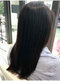 高難易度縮毛矯正=手で乾かしただけです。本当です。