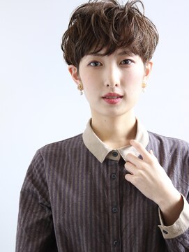クレオヘア インターナショナル 八丁堀店 品と女性らしさのあるマニッシュショートCLEO hair YASU