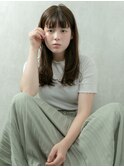 外国人少女のようなナチュラルロング
