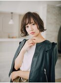 前髪♪ココアブラウン♪セミウェットウェーブ
