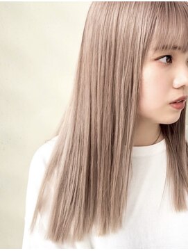 ジーナ 博多(Zina) 【Zina博多】髪質改善＊マロンベージュ＊ハイトーン艶カラー