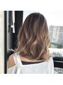 【GEEKS渋谷】ハイライトカラー/こなれヘア/ヘーゼルベージュ