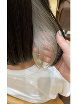 モリオ フロム ロンドン イオンモール 熊本店(morio FROM LONDON)&nbsp;【morio熊本】ハイインナーカラー/ホワイトベージュ.k