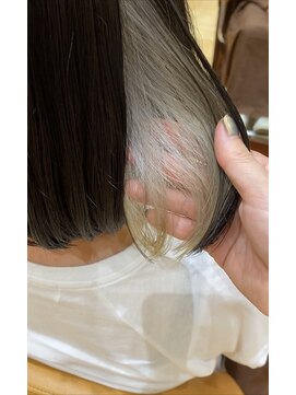 モリオ フロム ロンドン イオンモール 熊本店(morio FROM LONDON) 【morio熊本】ハイインナーカラー/ホワイトベージュ.k