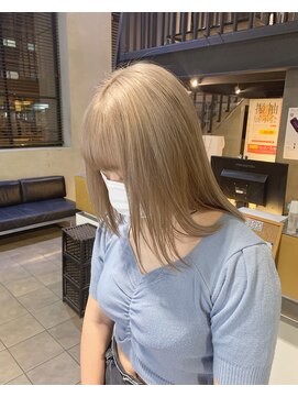 ピヨン 心斎橋(piLLon) アースカラー くびれヘア デザインカラー ツートンカラー dt12