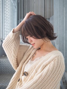 リアイス(Re:ICE) ミニウルフ/くすみブルー/流れるレイヤー/インナーハイライト