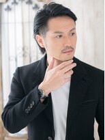 メンズヘア ビーセカンド 草加店(MENS HAIR B-2)&nbsp;ツーブロック刈り上げ黒髪バーバースタイルO