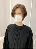 前髪長めのマニッシュショート