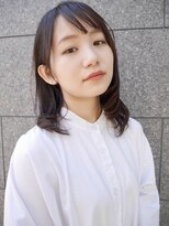 シュシュ(shushu)&nbsp;小顔ワンカールボブ/ダークベージュ【有海一生】前髪あり/30代