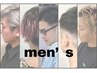 【men's】メンズカット＋カラー