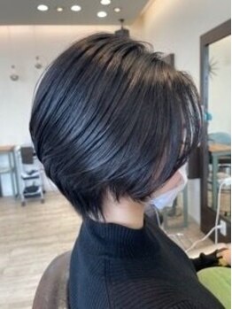 ニコ ヘアー(nico hair)の写真/新松戸駅スグ！１mmの差に違いが出るショートのstyleつくりは”NYドライカット”で◎