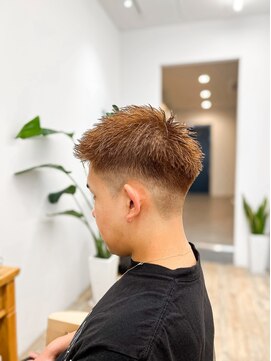 セイドット フクオカ(Say.FUKUOKA) 【メンズ★大名】束感ショート×フェード×ブリーチなし×カラー