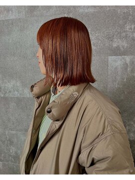 チャコ ジー(cyaco g) オレンジブラウン ボブ