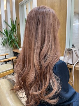 ループ(LOOP) 白髪ぼかしハイライト/ピンクベージュ