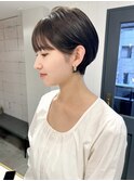 ショートカット/ショートボブ/アッシュカラー/似合わせカット