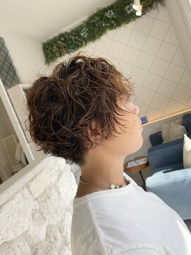 アンジュベイナハ (Ange Bay NAHA) レディース×ショートパーマ