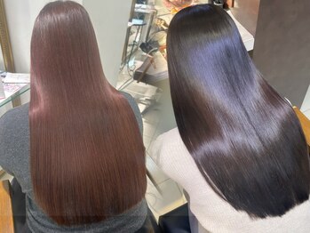 フォルテ 表参道店(FORTE)の写真/自社開発の髪質改善Trは27種類の美容成分配合☆憧れのツヤ髪へ[髪質改善/縮毛矯正/顔周り/学割U24/表参道]