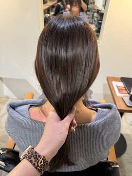 艶々髪質改善カラー◎