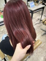 アジールヘア 所沢プロペ通り店(agir hair) ピンクベージュダブルカラーブリーチ学割U24イメチェン所沢
