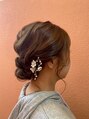 リアド(.RIAD) ゆるく艶めく上品シニヨンアレンジです!