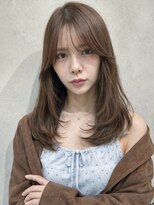 ナナローネス 渋谷(nana loness)&nbsp;小顔見えくびれレイヤー×ベージュ