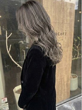 ニコリヘアワークス(nicori hair works) ロング×ウェーブ×ハイライト2