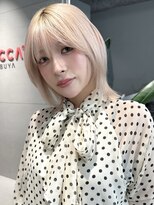トリッカ シブヤ(TRICCA SHIBUYA)&nbsp;ミディアムレイヤーボブレイヤーウルフレイヤー顔まわりレイヤー