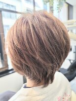 ヘアースタジオ ジェイワン(hair studio J ONE)&nbsp;30代40代50代60代/ショート/レイヤー/ウルフ/くびれ/白髪ぼかし