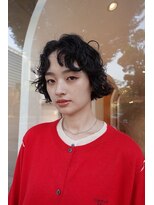 ユルクメゾンシティ 名古屋(JURK MAISON CITY) 名古屋/ミルクティーブロンド/ダークブルー/デジタルパーマ