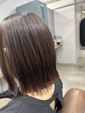 エマヘアープラス(Emma hair plus) 髪質改善縮毛矯正×切りっぱなしボブ