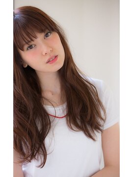 アリエッタ(aRietta) 【aRietta】女度UP◆オレンジブラウン/抜け感ロング/ニュアンス