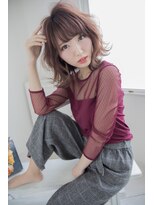 シャイン ヘア ブレンド 二子玉川(Shine hair blend)&nbsp;【二子玉川】丸みショート無造作カールボブディイルミナカラー67