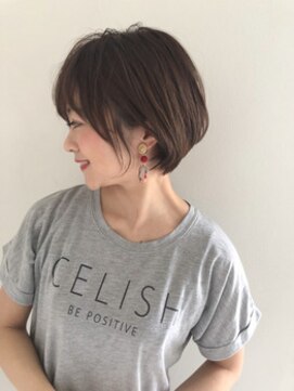 ロンド 表参道店(Lond) 津賀雅也　小顔可愛い丸みショート　大人美人