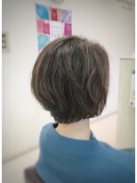 クール ヘアー ギャラリー 神明町店(COOL Hair gallery) くせ毛を生かしてナチュラルショート☆大人女性30、40代おススメ