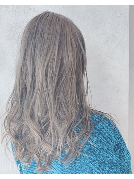 ヘアサロンエム 川越(HAIR SALON M) 外ハネボブ/アッシュブラウン/ネオウルフ/デザインカラー