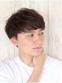 アンニュイニュアンスパーマ×１分スタイリングの好感度マッシュ