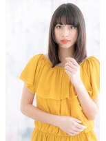 ミック 日暮里店(miq)&nbsp;オフィスでもGOOD！シースルーバング黒髪ワンカールb