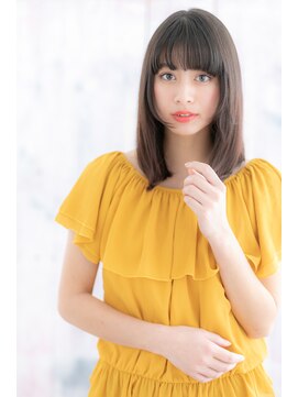 ミック 日暮里店(miq) オフィスでもGOOD！シースルーバング黒髪ワンカールb