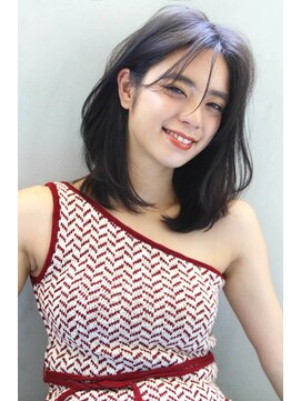 ラエティス(Laetus) 縮毛矯正で朝スタイリングらくらくな大人ミディアム/暗髪//時短