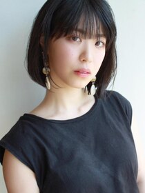 モリオ フロム ロンドン 成増店 【morio成増】アッシュ　耳かけ　スリークボブ　小顔
